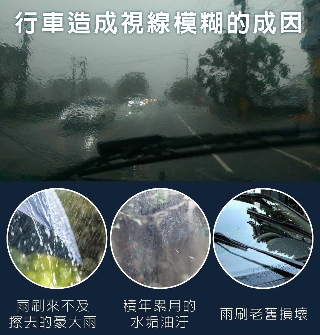 擋風玻璃模糊原因 行車視線模糊成因